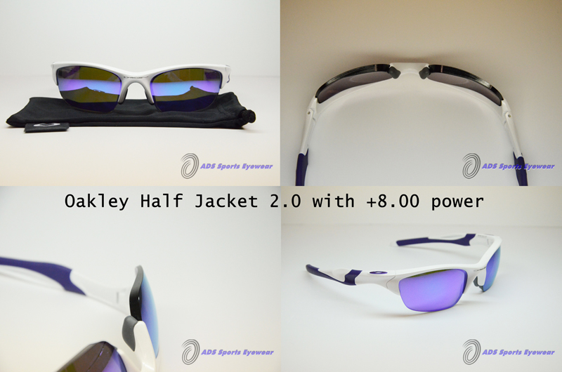Oakley Half Jacket 2.0 with lenticular prescription lenses