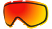 Red Sol-X Smith Ski Goggle Lens