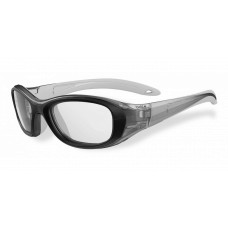 Bolle  Coverage Youth Sports Glasses  Black and White