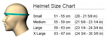 Rudy Project Helmet Size Chart