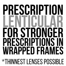 Prescription Lenticular Lenses Black and White